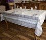 Marat Avignon Bastide Turquise French Tablecloth 155x300cm 10Seats Made in France