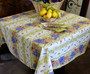 Lavender & Roses Square Tablecloth 150x150cm COATED Made in France