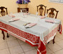 Marius Rust Jacquard French Tablecloth 160x300cm 10seats Made in France