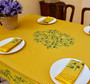 Nyons Yellow French Tablecloth 155x300cm 10Seats  Made in France