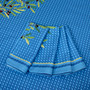 Nyons Blue 155x350cm 12Seats French Tablecloth Made in France 
