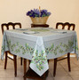 Nyons Grey Square Tablecloth 150x150cm Made in France