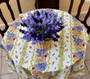 150cm Round French Tablecloth COATED Floral stain free