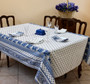 Marat Avignon Bastide WhiteFrench Tablecloth 155x250cm 8Seats Made in France