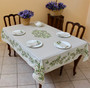 Nyons Ecru French Tablecloth 155x300cm 10Seats COATED Made in France