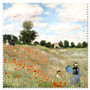 Claude Monet Poppy Field Microfiber Cleaning Cloth Made in France