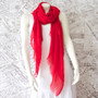 French Riviera Rose Red Shawl-Sarong-Wrap 