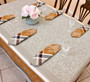 Coteau Cinnamon Jacquard French Tablecloth 160x300cm 10seats Made in France