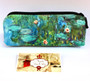 Claude Monet Nympheas 2  Velour Cosmetic/Pencil/Glasses Case Made in France