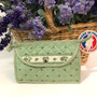 Make-up / Toiletry Bag Small Calisson Green/Ecru Made in France