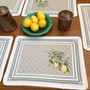 Menton Jacquard Tapestry Style Placemat Made in France