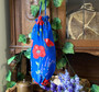  Plastic Bag Holder Poppy Blue Made in France