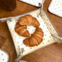French Bread Basket Ramatuelle-Calissons Ecru/Beige Made in France