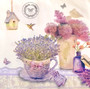 20 Paper Napkins Lavender from Provence 33x33cm