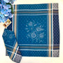 Massila Blue French Jacquard Napkin Made in France