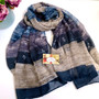 Promo Scarf Ombre Blue Grey