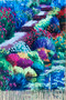 Cloude Monet Flower Garden at Giverny Masterpiece Thick Soft Shawl/Wrap in Giftbox