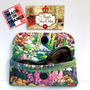 Giverny Garden Soft Velour Glasses  Case Made in France