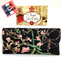 Vincent van Gogh Blossoming Almond Tree Black Soft Velour Glasses  Case Made in France