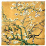 Vincent van Gogh Blossoming Almond Tree Honey Microfibre Cleaning Cloth Made in France