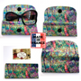 Claude Monet Garden at Giverny,1900 Soft Velour Glasses  Case Made in France