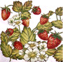 20 Paper Napkins Wild Strawberry 33x33cm