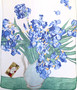 Vincent van Gogh Vase with Irises White Lightweight scarf