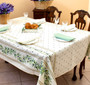 SALE Ramatuelle Ecru French Tablecloth 155x300cm 10Seats Made in France