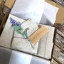 Set of 12 Natural Linen Napkins 45x45cm Hemstitch in a Giftbox