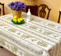 Clos des Oliviers Ecru French Tablecloth 155x200cm 6Seats Made in France