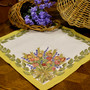 Lavender & Roses French Tablecloth 155x300cm 10seats COATED Made in France