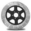 Recoil black 2 piece floating brake rotor