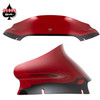 Klock Werks Kolor Flare Windshield 8"- Red
