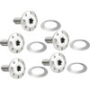 Arlen Ness Floating rotor hardware (For spoke mount rotors)- Polished
