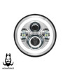 7" LED Chrome HALOMAKER® Headlight (Daymaker Replacement) for Harley® Touring & Softail