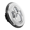 7" LED Chrome HALOMAKER® Headlight (Daymaker Replacement) for Harley® Touring & Softail