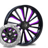 Dillinger Purple Eclipse- Kolor Pop with matching 2-piece floating rotors