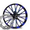Dynasty Blue Eclipse- Kolor Pop with Chop Cut performance rotors