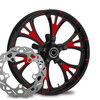 Majestic Red Eclipse- Kolor Pop with Chop Cut performance rotors
