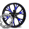 Majestic Blue Eclipse- Kolor Pop with Chop Cut performance rotors
