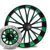 Dynasty Green Eclipse- Kolor Pop with matching 2-piece floating rotor