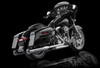 RCX Exhaust 4.5" Slip-on Mufflers, Chrome with Torx Chrome Tips.