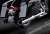 RCX Exhaust 4.5" Slip-on Mufflers, Chrome with Torx Eclipse Tips.