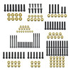 HOGWORKZ® Full Engine Bolt Kit for M8 Harley® Touring & Softail | Gold
