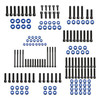 HOGWORKZ® Full Engine Bolt Kit for M8 Harley® Touring & Softail | Blue