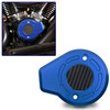 Blue HOGWORKZ® VVT Cam Timer Cover for Harley® Touring & Softail