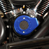 Blue HOGWORKZ® VVT Cam Timer Cover for Harley® Touring & Softail