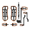 Orange-HOGWORKZ® Performance MX Floorboard / Foot Control Kit