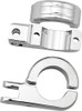 HARDDRIVE -Footpeg Mount Clamps for 1.5-Inch Bars, Chrome Finish