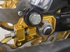 Pro Performance Rear Axle Kit-  Harley Touring ('09-'26) -Gold Adjuster Mounts- on bike